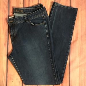 Land’s End 16 Skinny Jeans Soft Blend Mid Rise